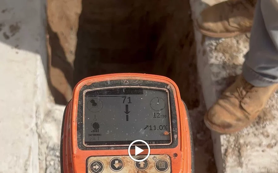 Underground utility bore on a Texas jobsite illustrating directional drilling methods