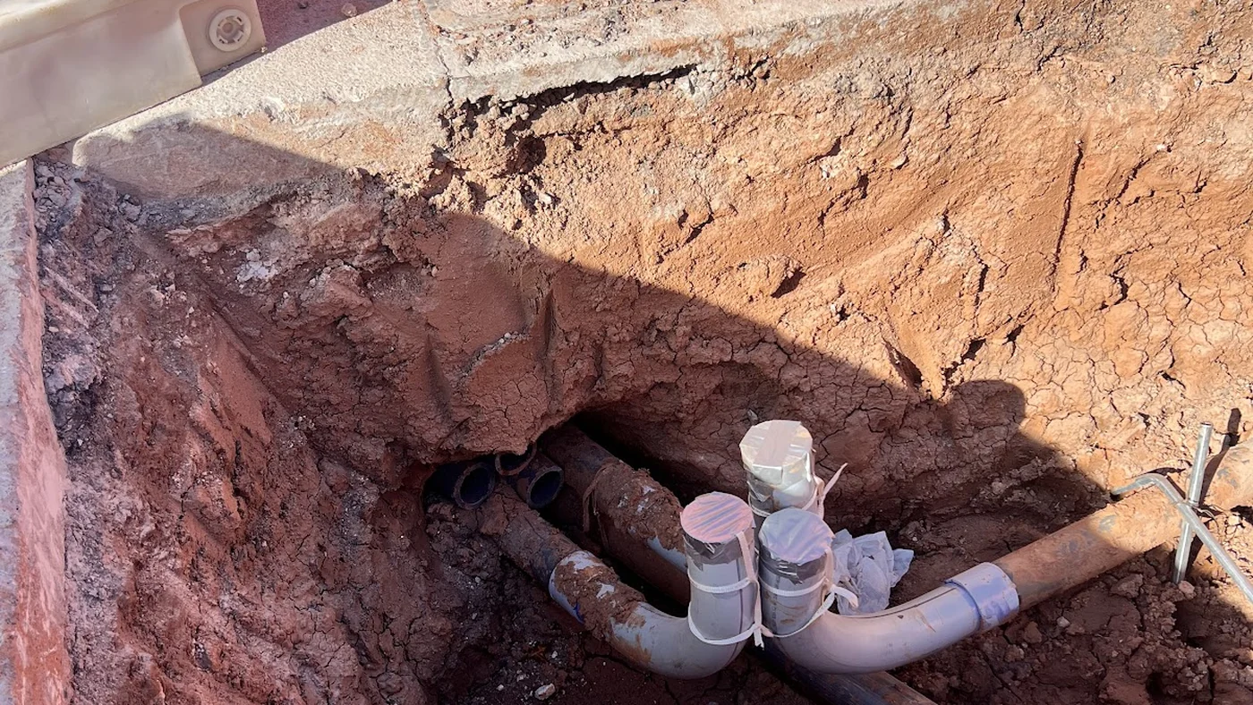 Pulling back 6 inch conduit through a maze of buried utilities by Dallas HDD Contractors